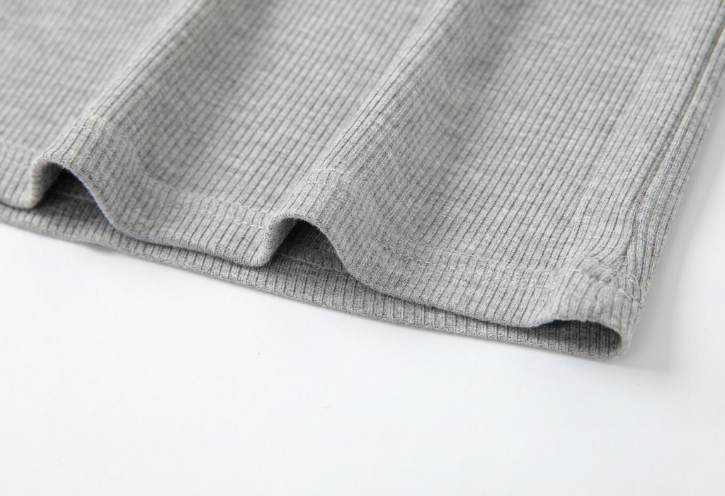 High Neck Ribbed Tank Top - view 13