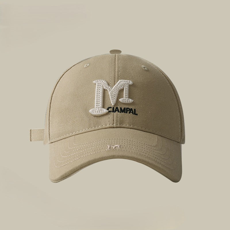 Vintage Letter Embroidered Baseball Cap - Color_4