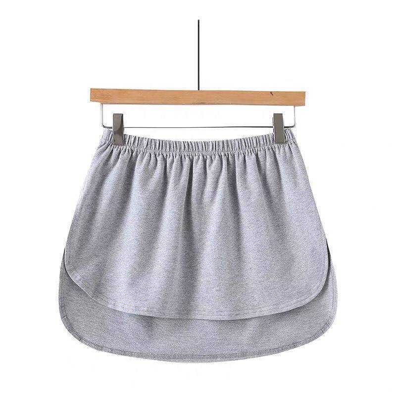 Layering Skirt Extender Half Slip - grey