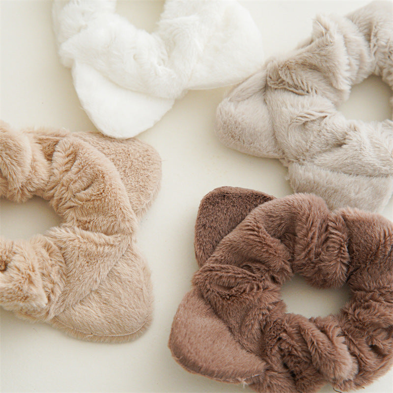Fuzzy Cat Ear Plush Scrunchie - view 3