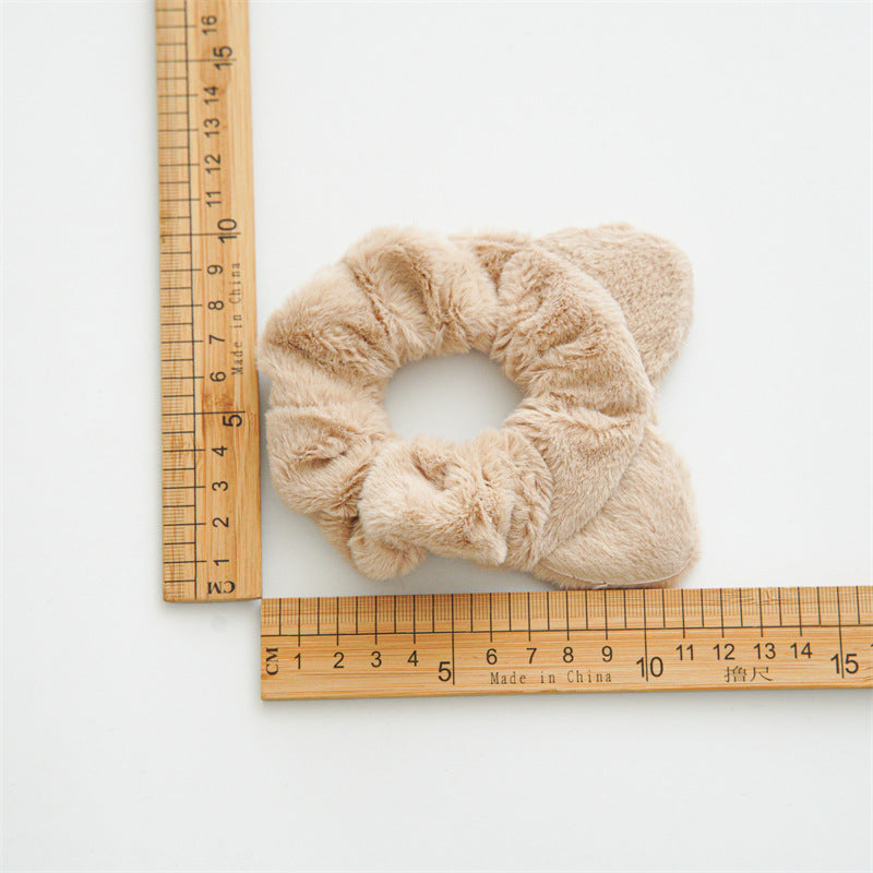Fuzzy Cat Ear Plush Scrunchie - view 4