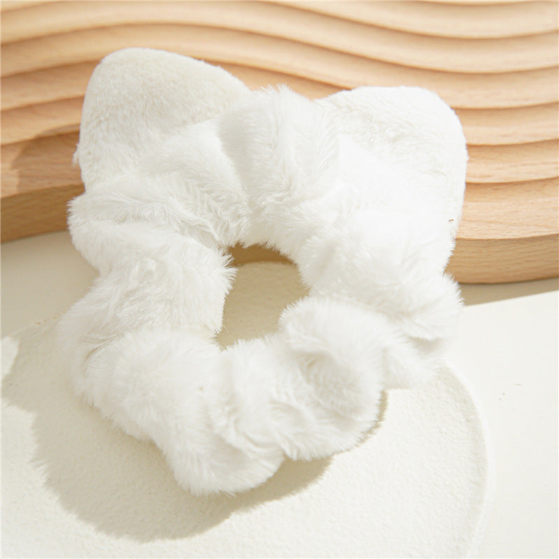 Fuzzy Cat Ear Plush Scrunchie - view 5