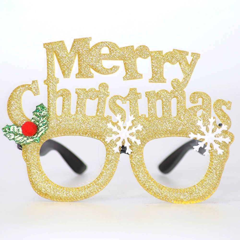 Glitter Novelty Holiday Party Glasses - NO_19