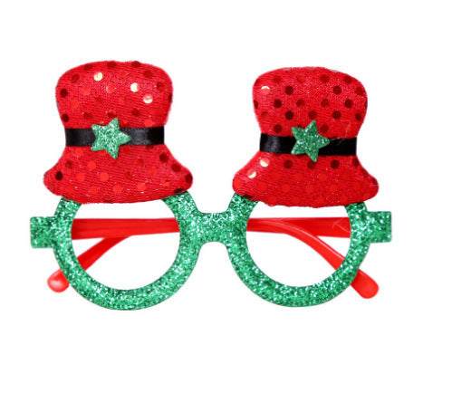 Glitter Novelty Holiday Party Glasses - NO_45