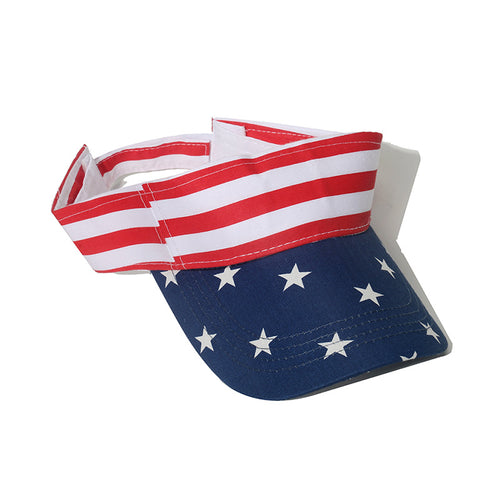 Americana Stars & Stripes Adjustable Sun Visor